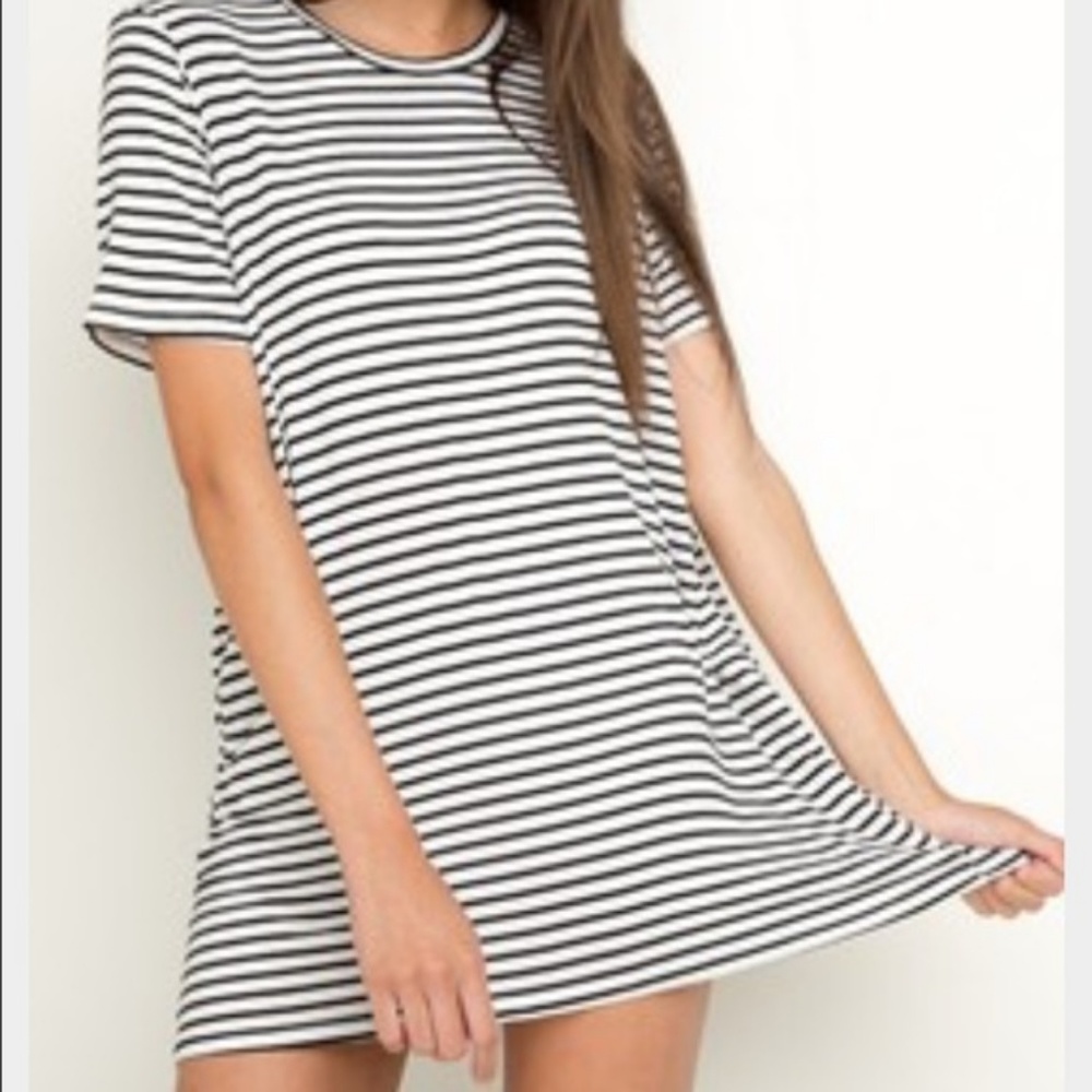 Brandy Melville Striped T-shirt Dress